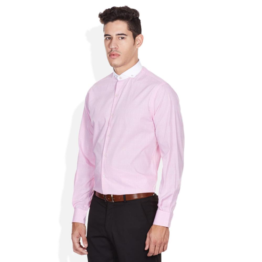 John Players Pink Slim Fit Shirt