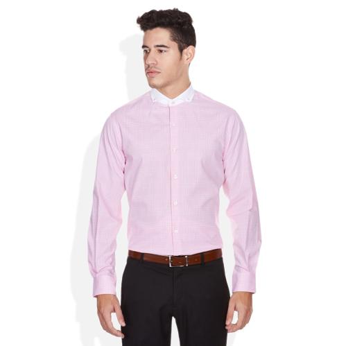 John Players Pink Slim Fit Shirt John Players Pink Slim Fit Shirt