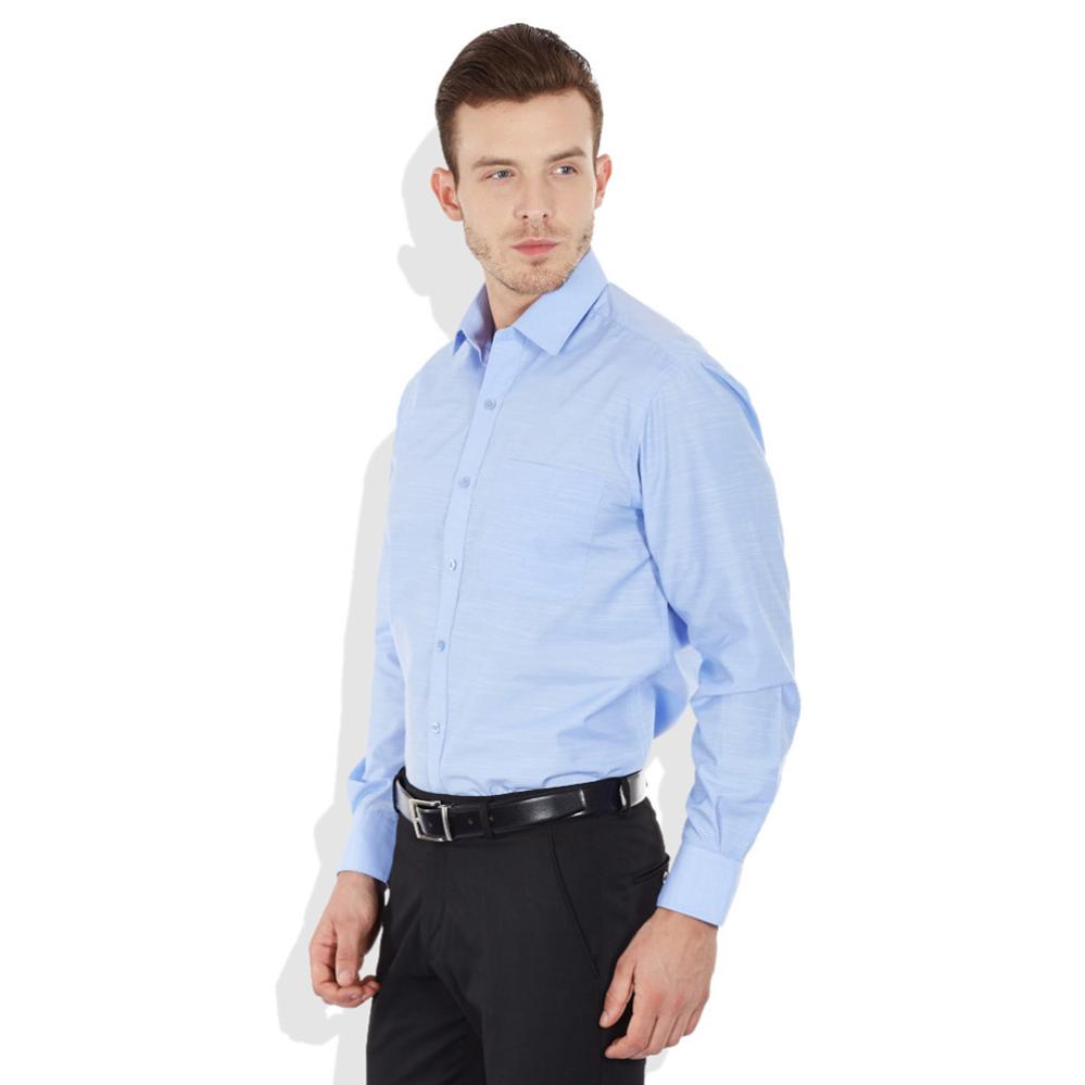 John Players Gray Regular Fit Formal Shirt