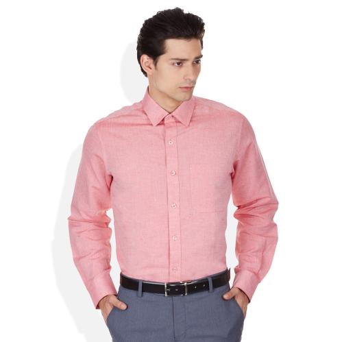 John Players Pink Slim Fit Formal Shirt John Players Pink Slim Fit Formal Shirt
