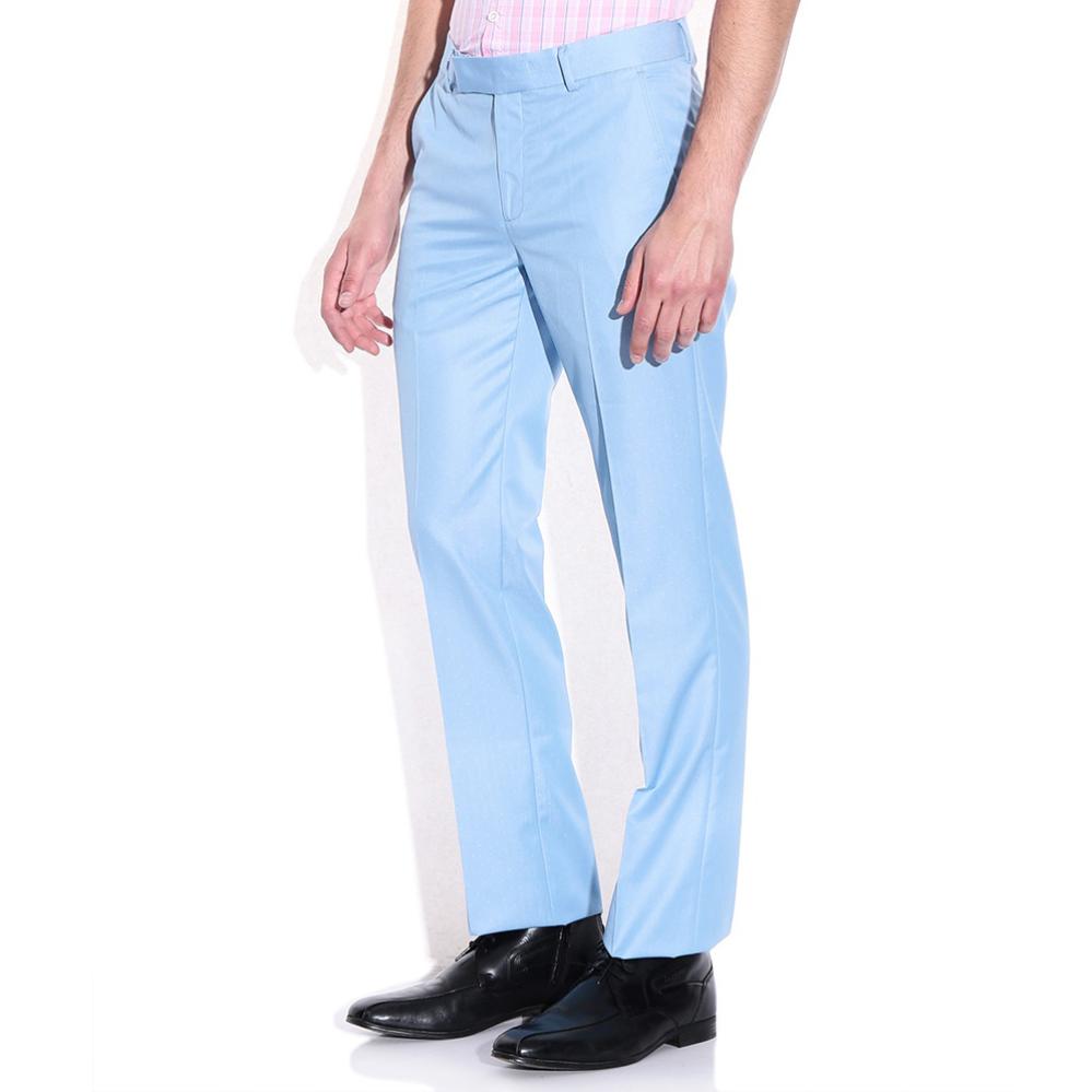 Excalibur Blue Poly Viscose Formals Trouser