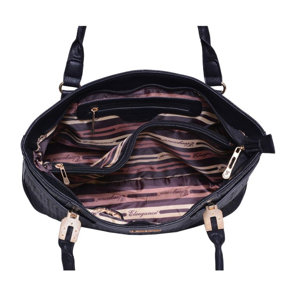 Eleegance Black Black Shoulder Bags