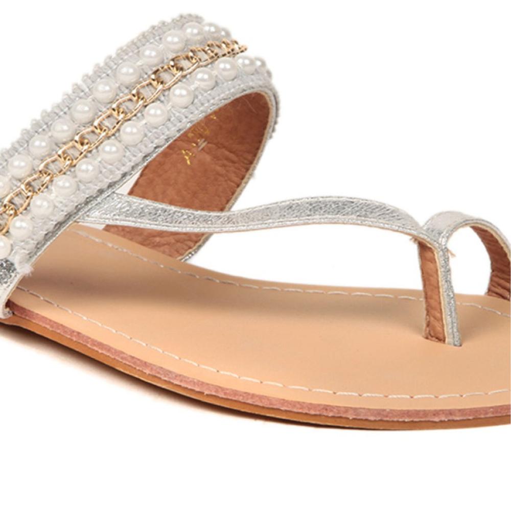 Urbane Beautiful Silver Flats