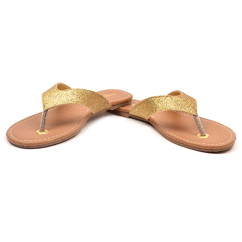 Carlton London Golden Sandal
