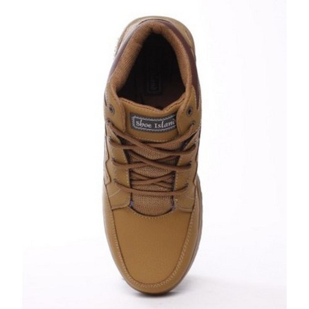 Shoe Island Brown Outdoor Shoes