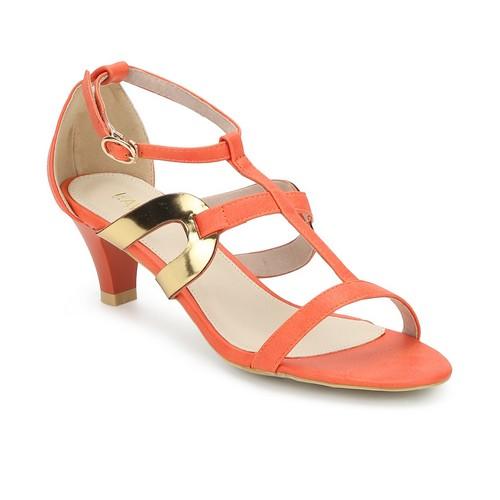 Lavie Orange Heeled Sandals Lavie Orange Heeled Sandals