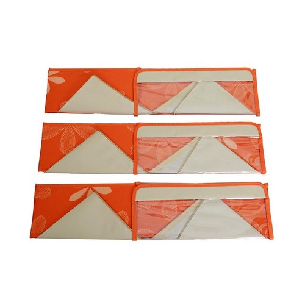 Lifestyle-You 3 Pcs Set Undergarments Innerwear Drawer Organiser Partition Box