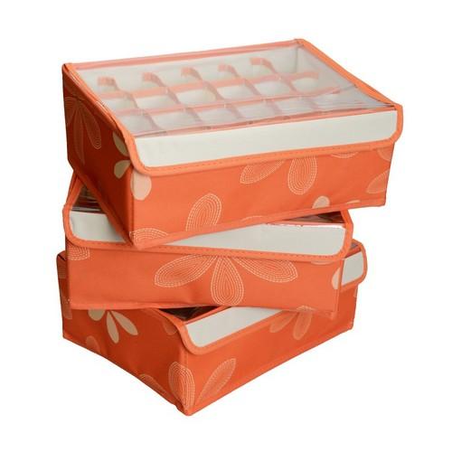 Lifestyle-You 3 Pcs Set Undergarments Innerwear Drawer Organiser Partition Box Lifestyle-You 3 Pcs Set Undergarments Innerwear Drawer Organiser Partition Box