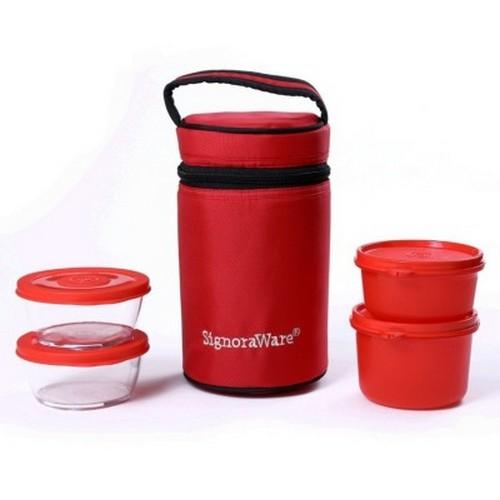 Signoraware Signature 4 Containers Lunch Box Signoraware Signature 4 Containers Lunch Box