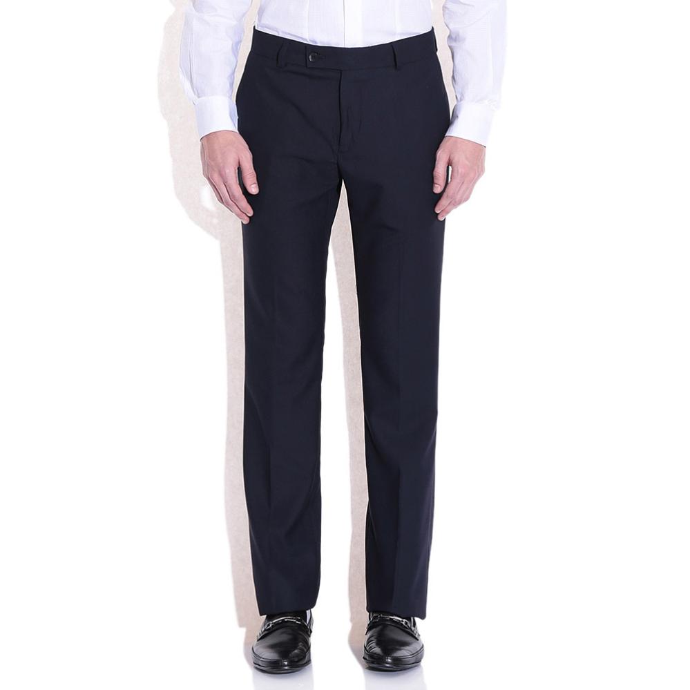 Arrow Navy Slim Fit Formal Trousers