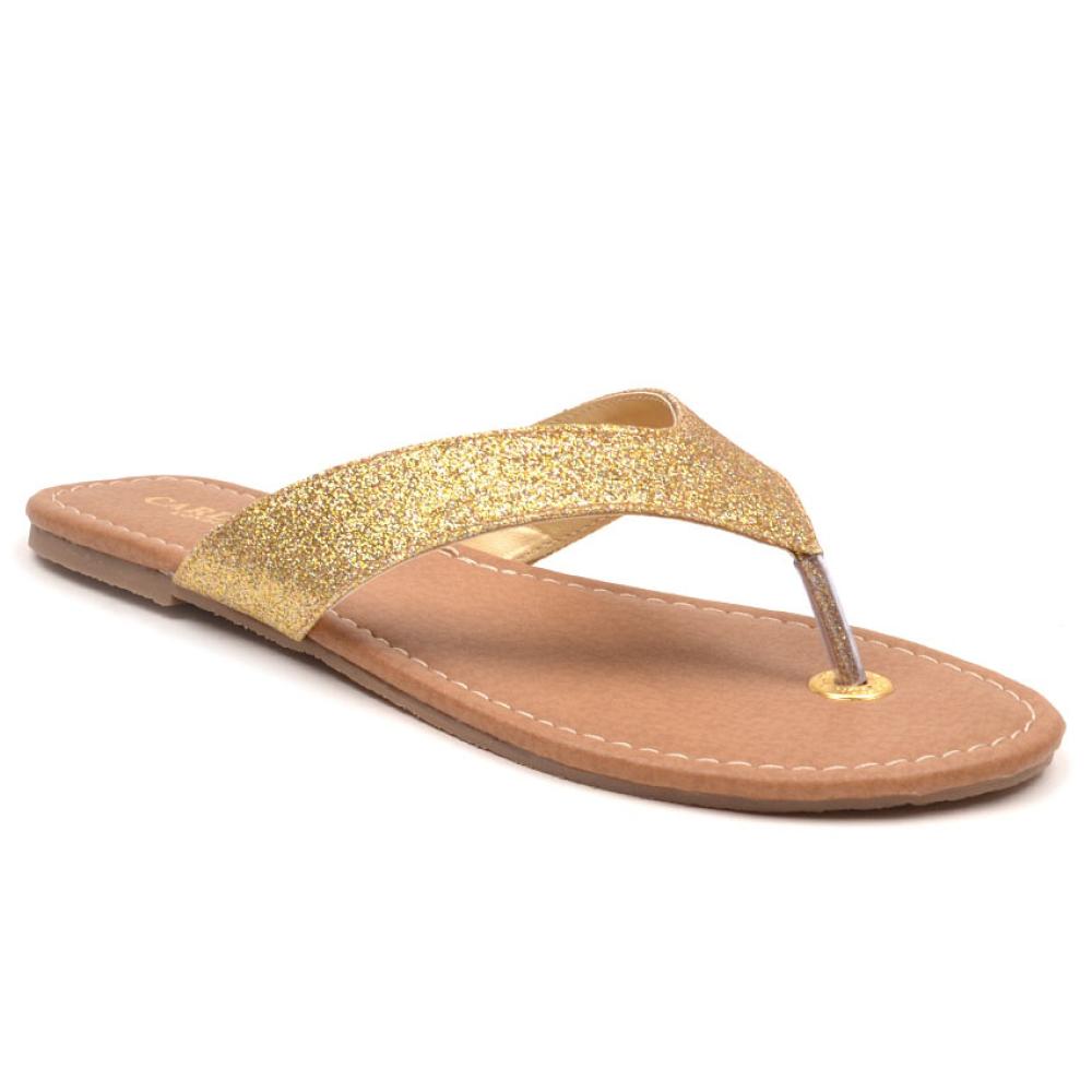 Carlton London Golden Sandal